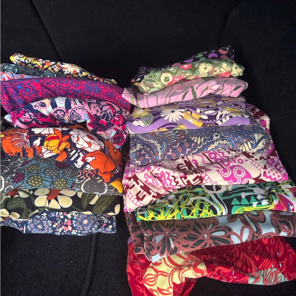 LuLaRoe Colorful Patterned Leggings - Picture 2 of 6